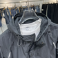 Kenny - herren kapuzenjacke mit halbem reißverschluss
