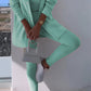 Cosyset - strickjacke mit kapuzensweatshirt
