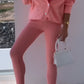 Cosyset - strickjacke mit kapuzensweatshirt