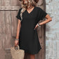 Zoe – olivegrünes sommerkleid
