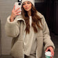 Raegan - Warme Teddyjacke