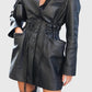 Amelia - lange jacke mit taschen