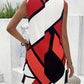 Victoria – Kleid mit geo-print und v-ausschnitt für den sommer