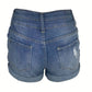 Natalie – gerippte jeansshorts für frühling/sommer