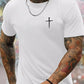 Adam – kurzarm-t-shirts mit kreuzdruck