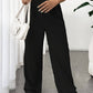 Avery – lässige, einfarbige hose mit weitem bein