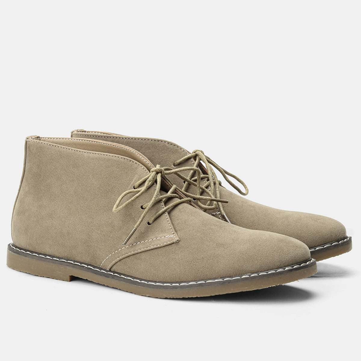Klassische wüstenstiefel für herren im vintage-stil