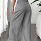 Avery – lässige, einfarbige hose mit weitem bein