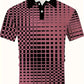 David – kurzärmliges golfhemd mit revers und kontrastierendem farbdesign