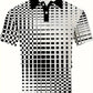 David – kurzärmliges golfhemd mit revers und kontrastierendem farbdesign