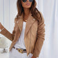 Felicia - damen-bikerjacke aus kunstleder