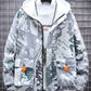 David – modische graffiti-windjacke für herren