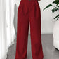 Avery – lässige, einfarbige hose mit weitem bein