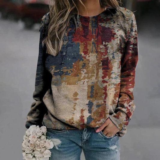 Eva Janssen - pullover mit abstraktem print