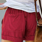 Emily – shorts mit elastischem bund und kordelzug für frühling/sommer