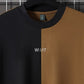 Robert – stylisches farbblock-t-shirt mit kurzen armeln und rundhalsausschnitt