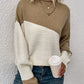 Jessica – farbblock-pullover