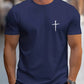 Adam – kurzarm-t-shirts mit kreuzdruck