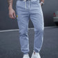 Elijah – lässige tapered-jeans mit taillenkordelzug