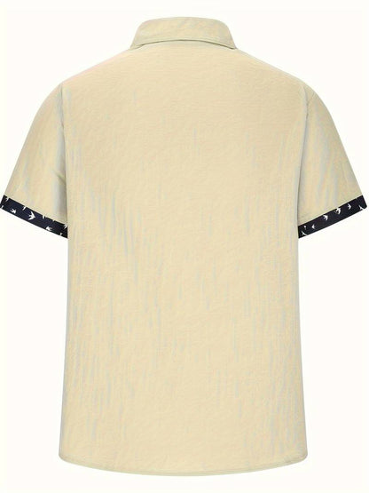 David – stilvolles, lässiges button-up-hemd für herren