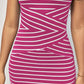 Chloe – elegantes, figurbetontes streifenkleid