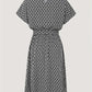 Julia – allover-kleid mit scheingürtel für den sommer