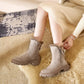 Federica - warme fleecestiefel mit baumwollfutter
