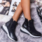 Bequeme wasserdichte damenstiefelette