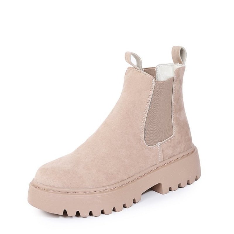 Jacqueline - think-sole plateau laarzen