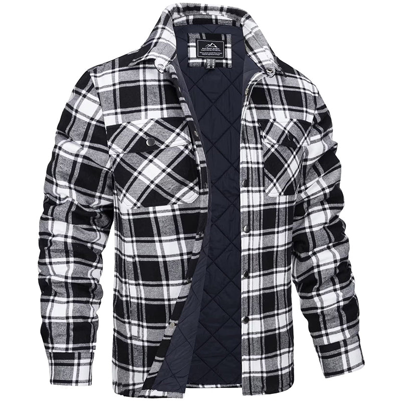 James - kuschelige flanell-komfortjacke für herren