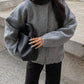 Cozzina – übergroße, grob gestrickte jacke