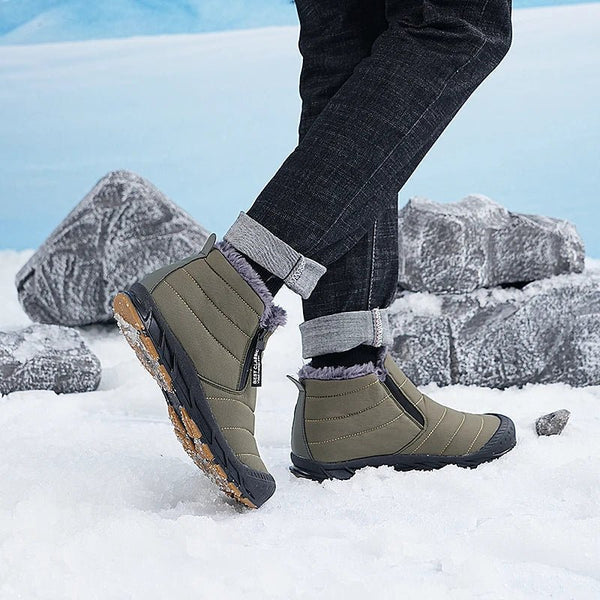 Frostpeak – wasserdichte winterstiefel mit warmem futter