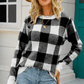 Lucia comér - karierter pullover