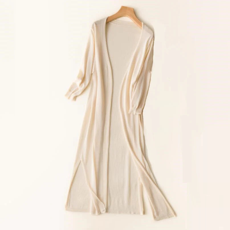 Asra - lange strick pullover jacke
