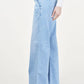 Marlene – wide leg sunny blue destroy