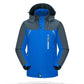 Zweifarbige winterjacke für herren