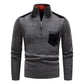 Hochwertiger herrenpullover aus merinowolle
