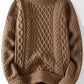 Abdal - pullover aus zopfstrick