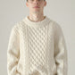 Abdal - pullover aus zopfstrick