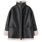 Alexis | warmer mantel mit fell