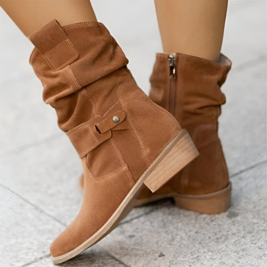 Elegante Stiefeletten aus Kunstleder für Damen Mivona