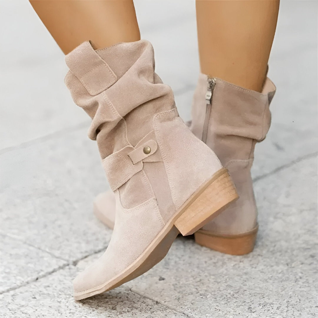 Elegante Stiefeletten aus Kunstleder für Damen Mivona