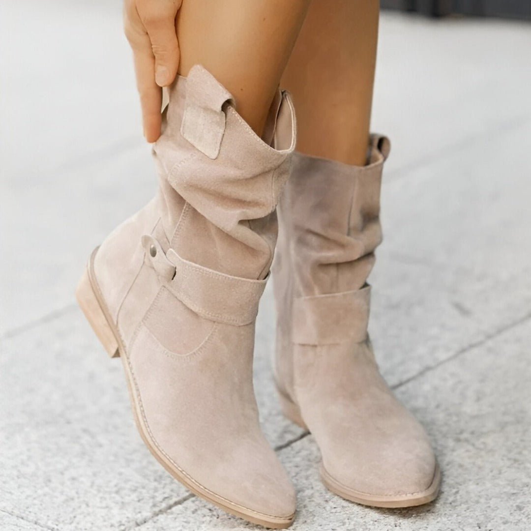 Elegante Stiefeletten aus Kunstleder für Damen Mivona