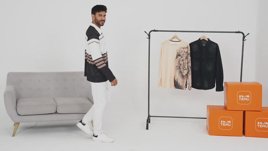 Sebastian – langarmshirt mit viertelreißverschluss