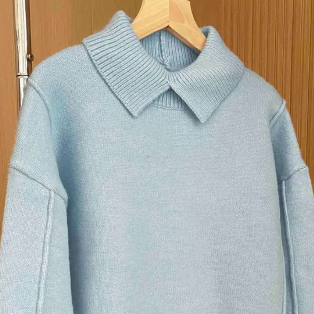 Kayla - eleganter gehäkelter pullover für frauen