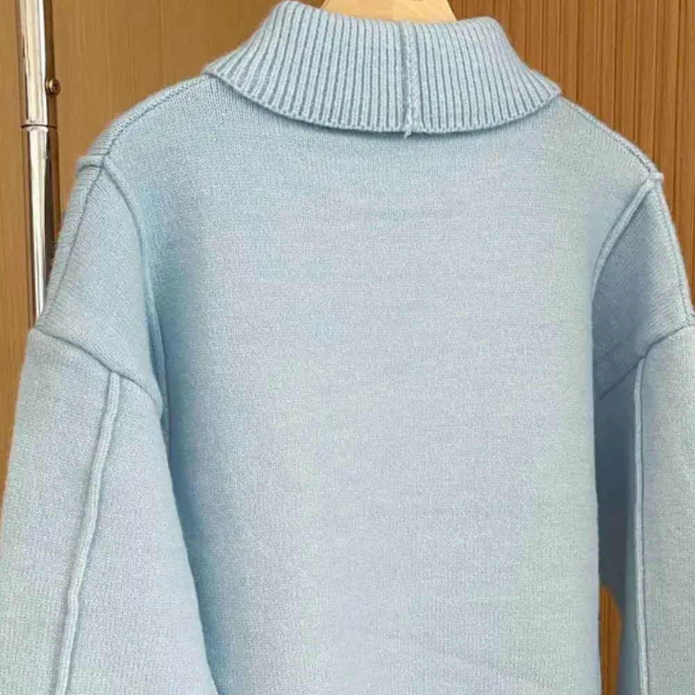 Kayla - eleganter gehäkelter pullover für frauen