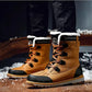 Wetterfeste und isolierte herrenstiefel