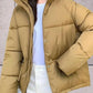 Dana – parkajacke mit stehkragen und doppelverschluss