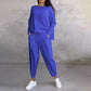 Ilse - eleganter zweiteiliger freizeitanzug für damen im unifarbenen design