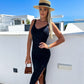 Mia - pinkes maxikleid Strick